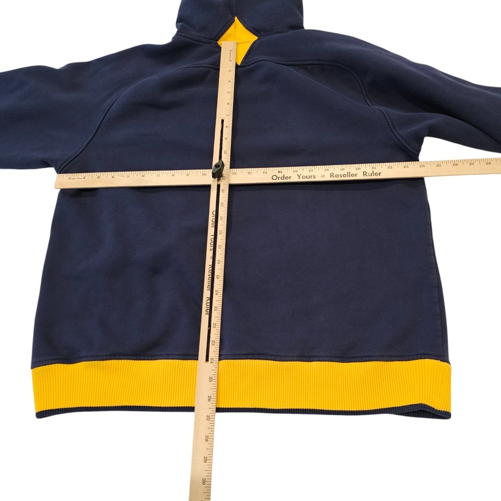 VTG Nike Team West Virginia Mountaineers Hoodie Center Swoosh NCAA Y2K Size L - Picture 9 of 12
